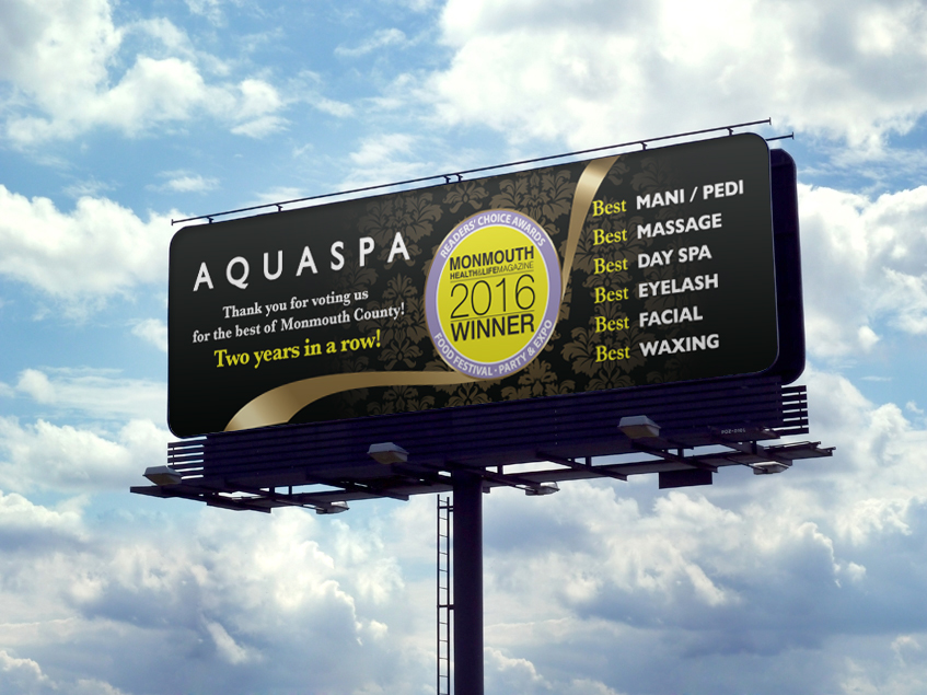NEW AQUASPA Billboard