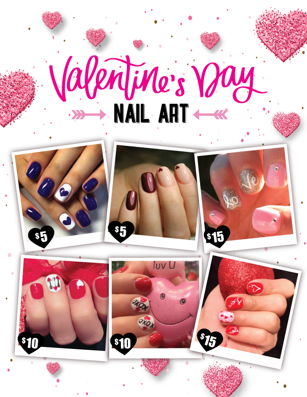 Valentine’s Day Nail Art