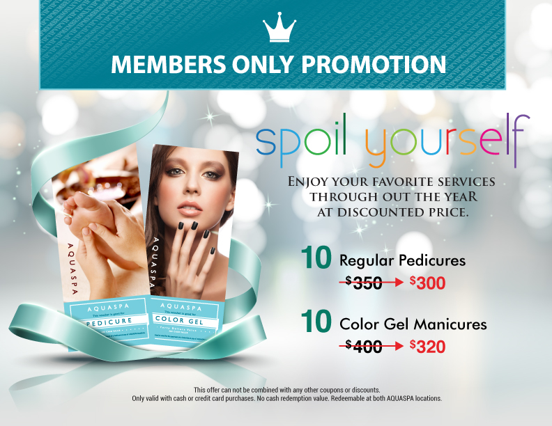 April Member’s Only Promotion